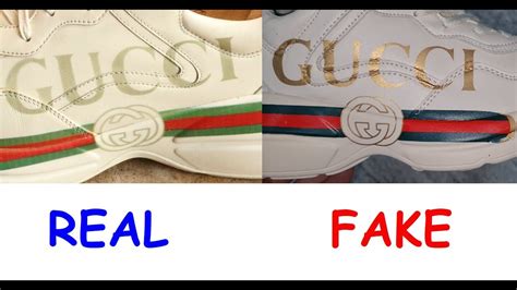 gucci gg rhyton sneakers real vs fake|gucci rhyton sneakers for women.